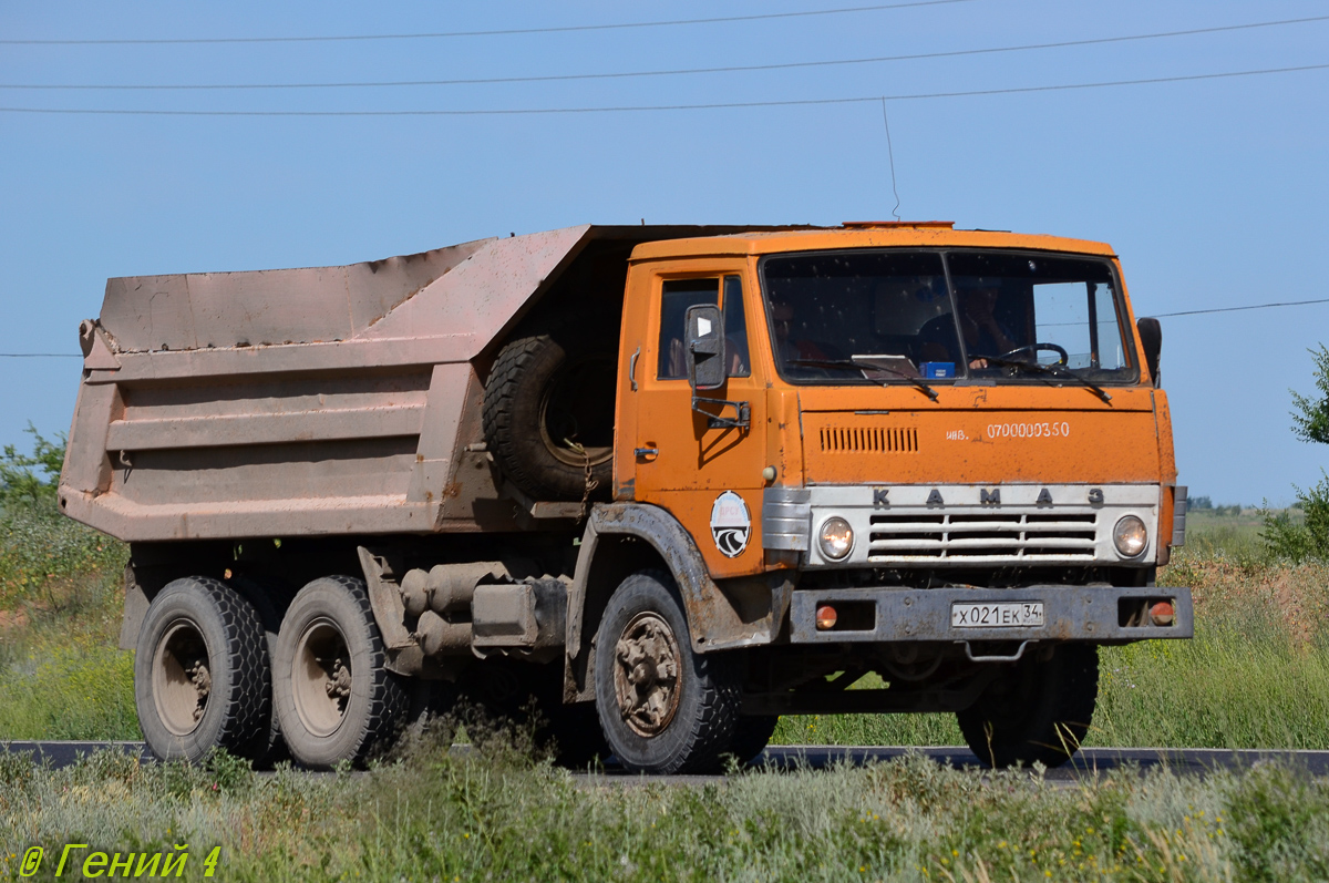 Волгоградская область, № Х 021 ЕК 34 — КамАЗ-5511