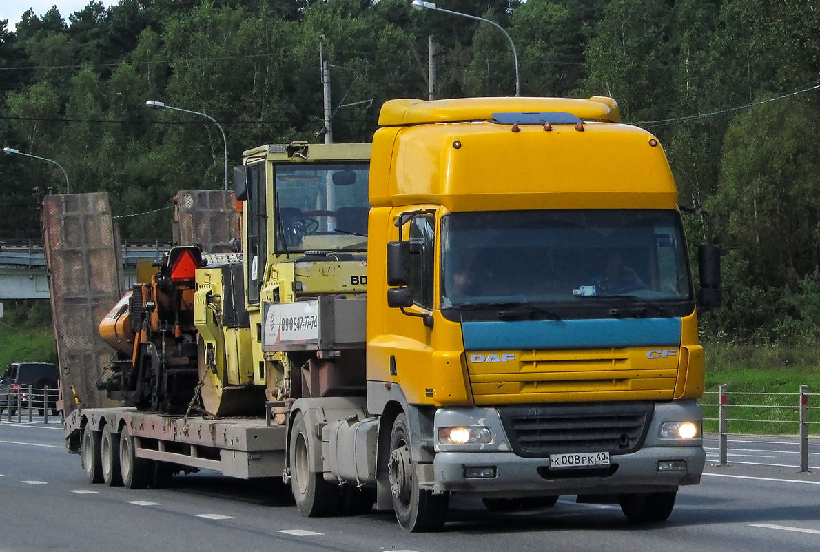 Калужская область, № К 008 РК 40 — DAF CF85 FT