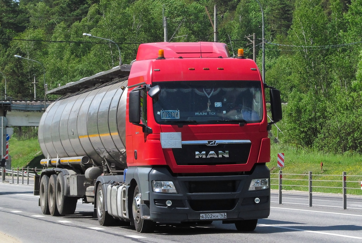 Самарская область, № А 302 НН 763 — MAN TGX ('2007) 18.400