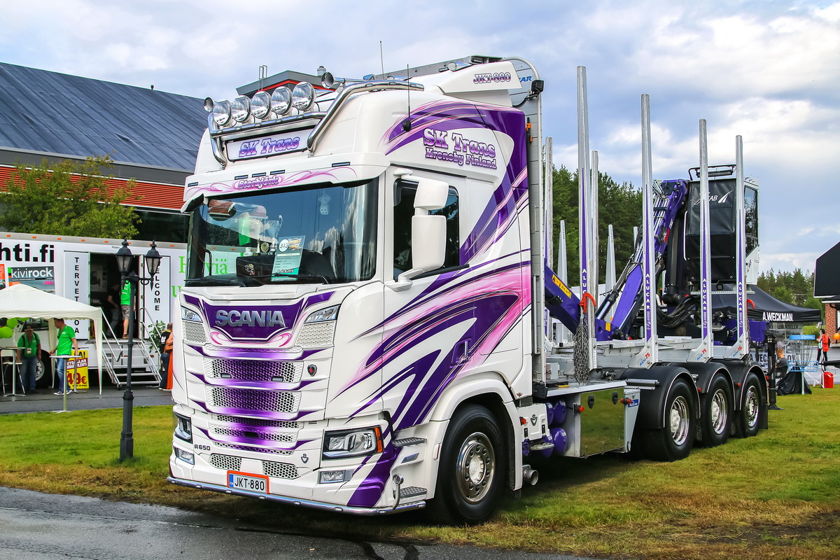 Финляндия, № JKT-880 — Scania ('2016) R650; Финляндия — Power Truck Show 2019