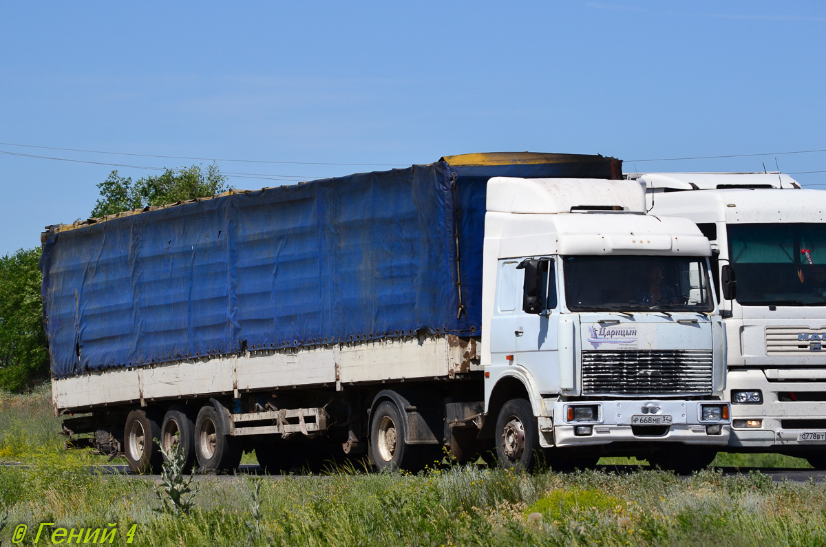 Волгоградская область, № Р 668 МЕ 34 — МАЗ-54326