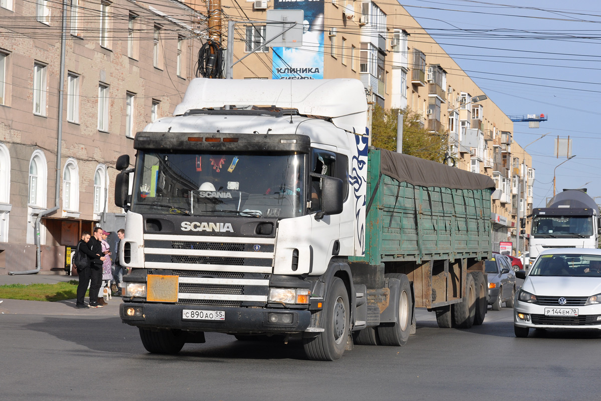 Омская область, № С 890 АО 55 — Scania ('1996) P114G