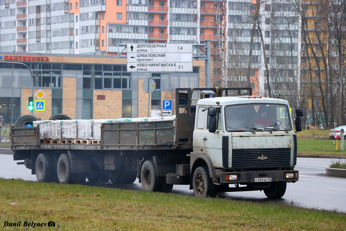 Санкт-Петербург, № О 585 КХ 98 — МАЗ-54321