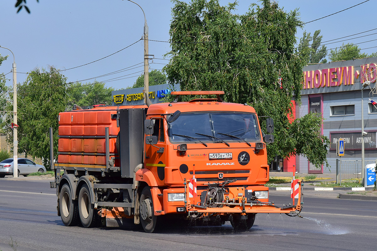 Волгоградская область, № Н 593 ВУ 134 — КамАЗ-65115-37