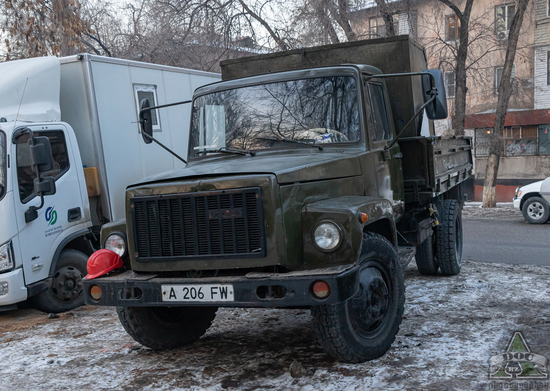 Алматы, № A 206 FW — ГАЗ-3307