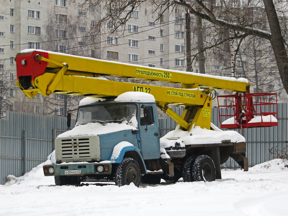 Кировская область, № Е 004 ВЕ 43 — ЗИЛ-433362