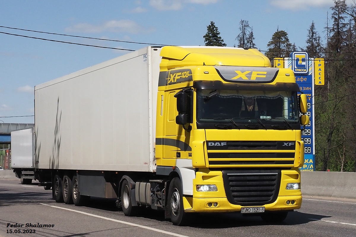 Минская область, № AO 1523-5 — DAF XF105 FT