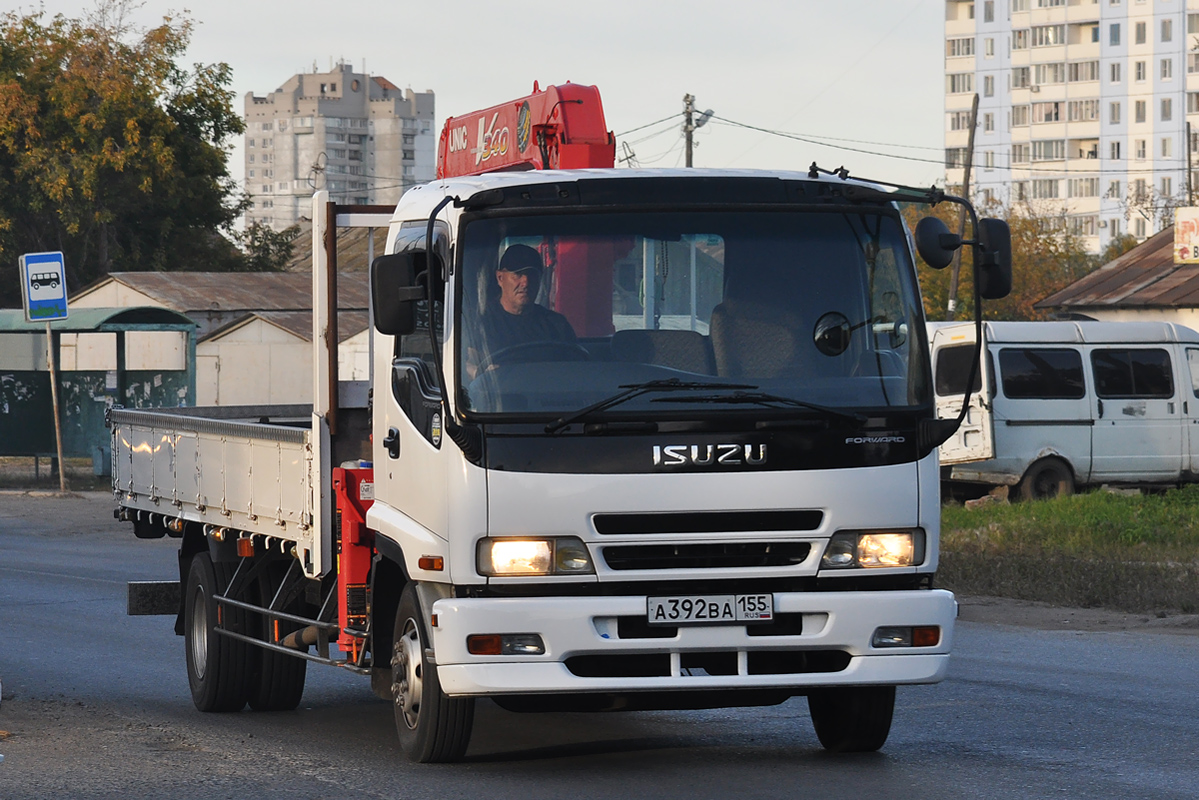 Омская область, № А 392 ВА 155 — Isuzu Forward (общая модель)