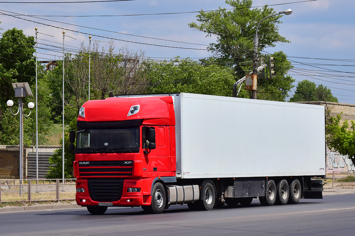 Астраханская область, № Х 149 МН 30 — DAF XF105 FT