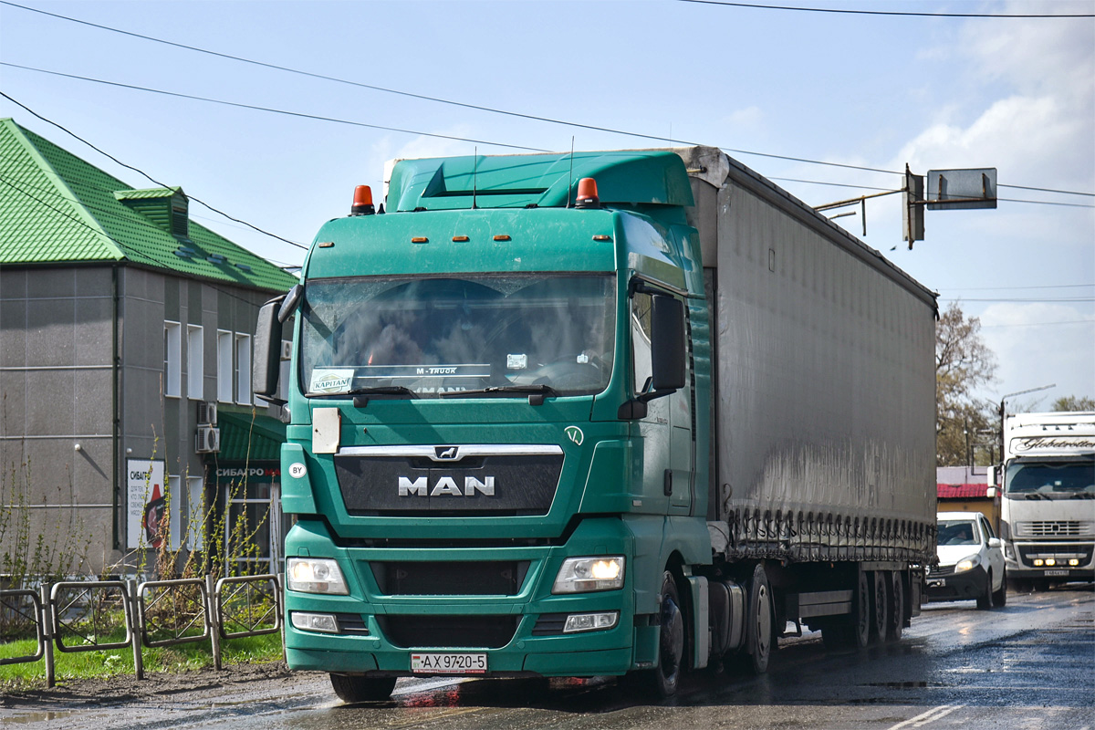 Минская область, № AX 9720-5 — MAN TGX ('2007) 18.440