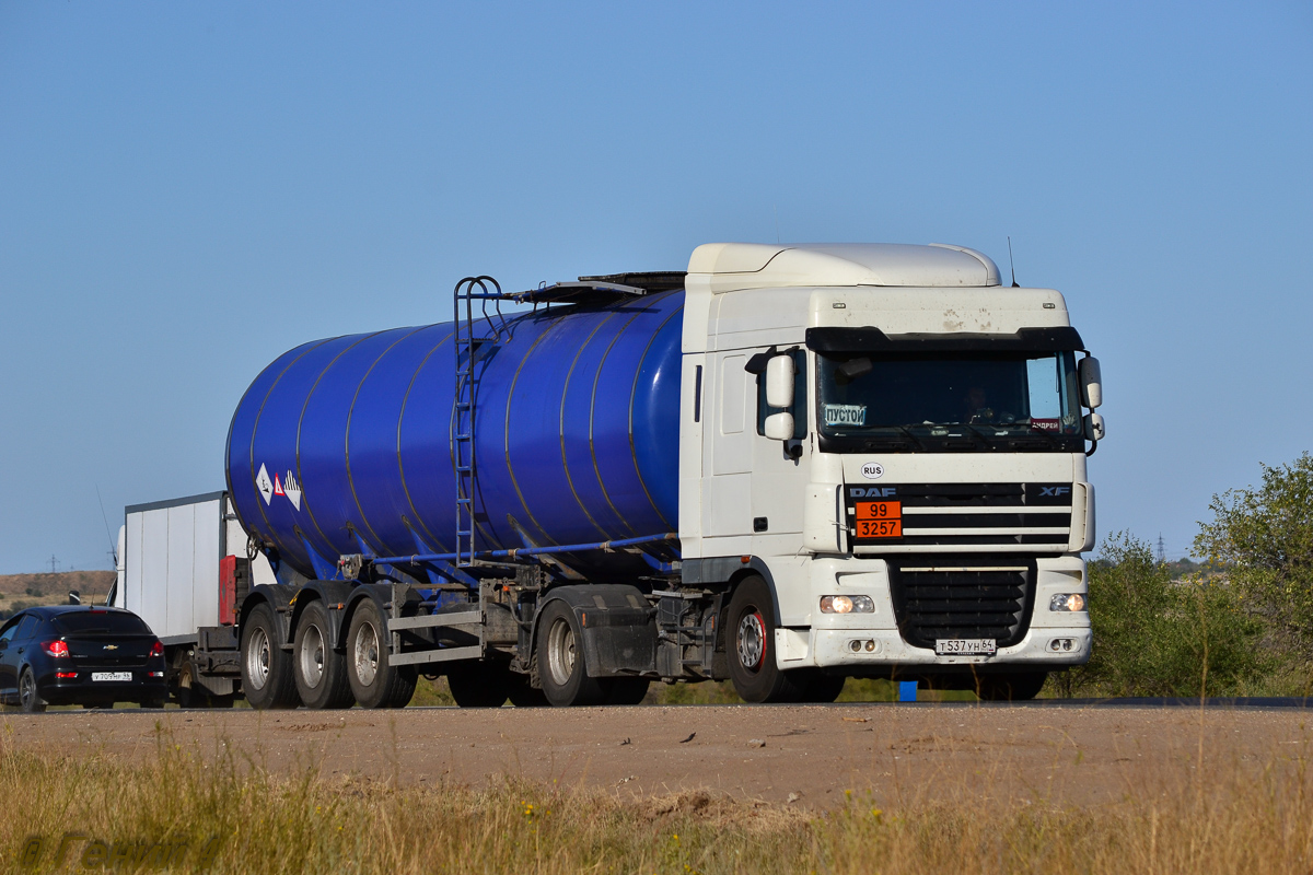 Саратовская область, № Т 537 УН 64 — DAF XF105 FT