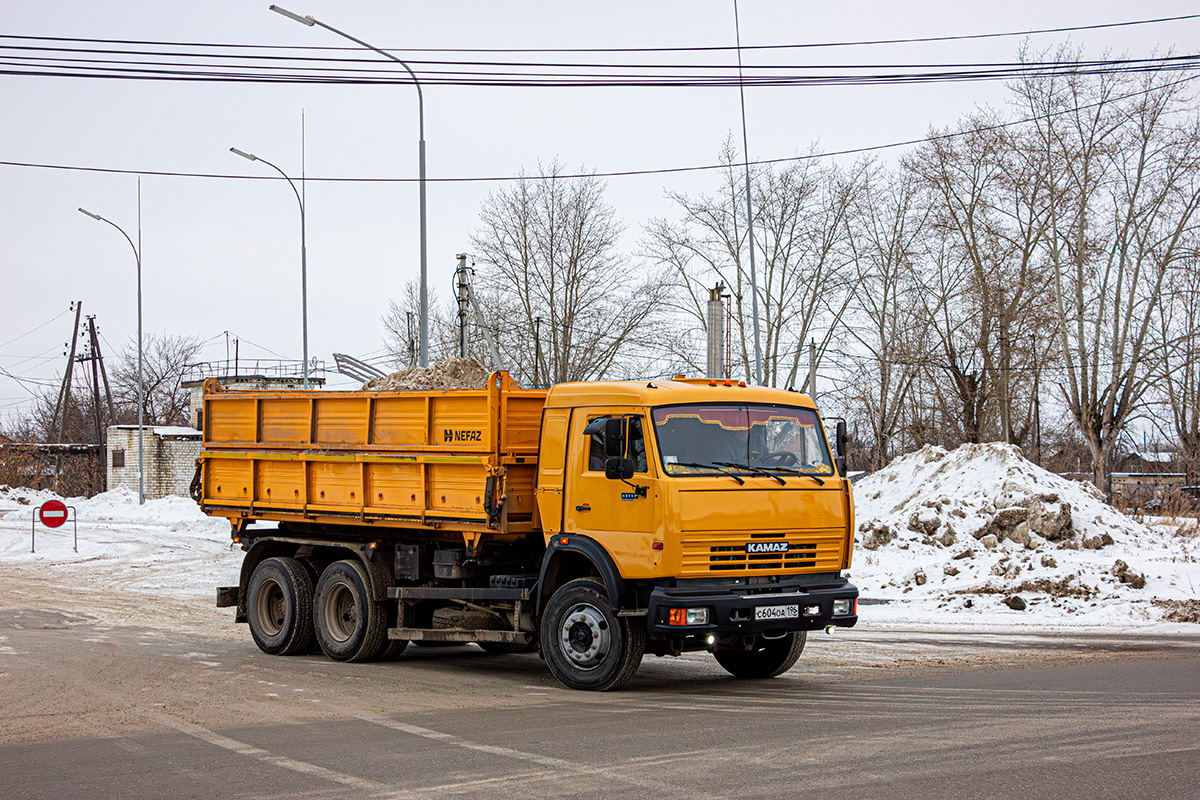 Свердловская область, № С 604 ОА 196 — КамАЗ-65115 [651150]