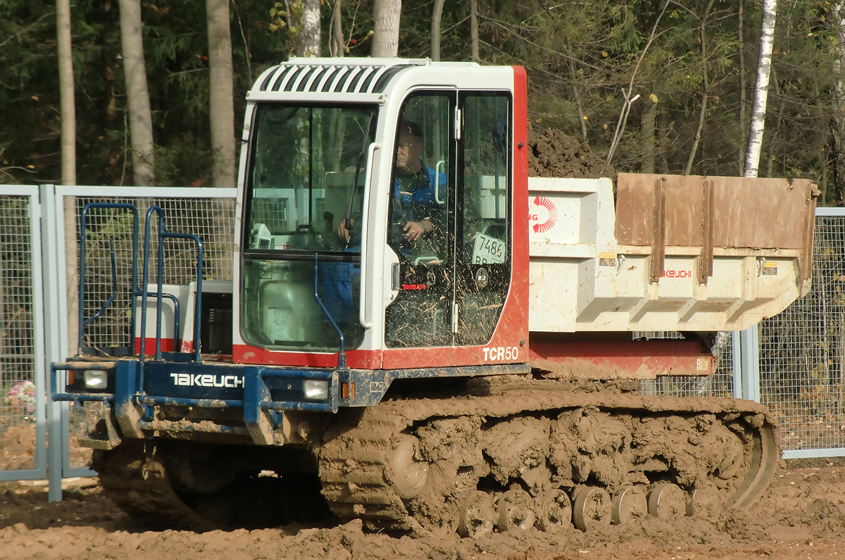 Московская область, № 7486 ВВ 50 — Takeuchi (общая модель)