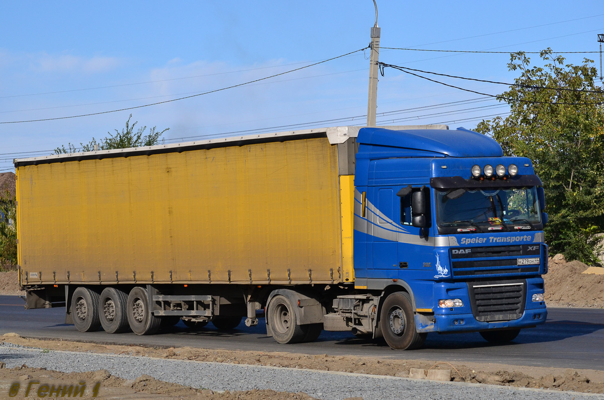 Костромская область, № Н 279 ОН 44 — DAF XF105 FT