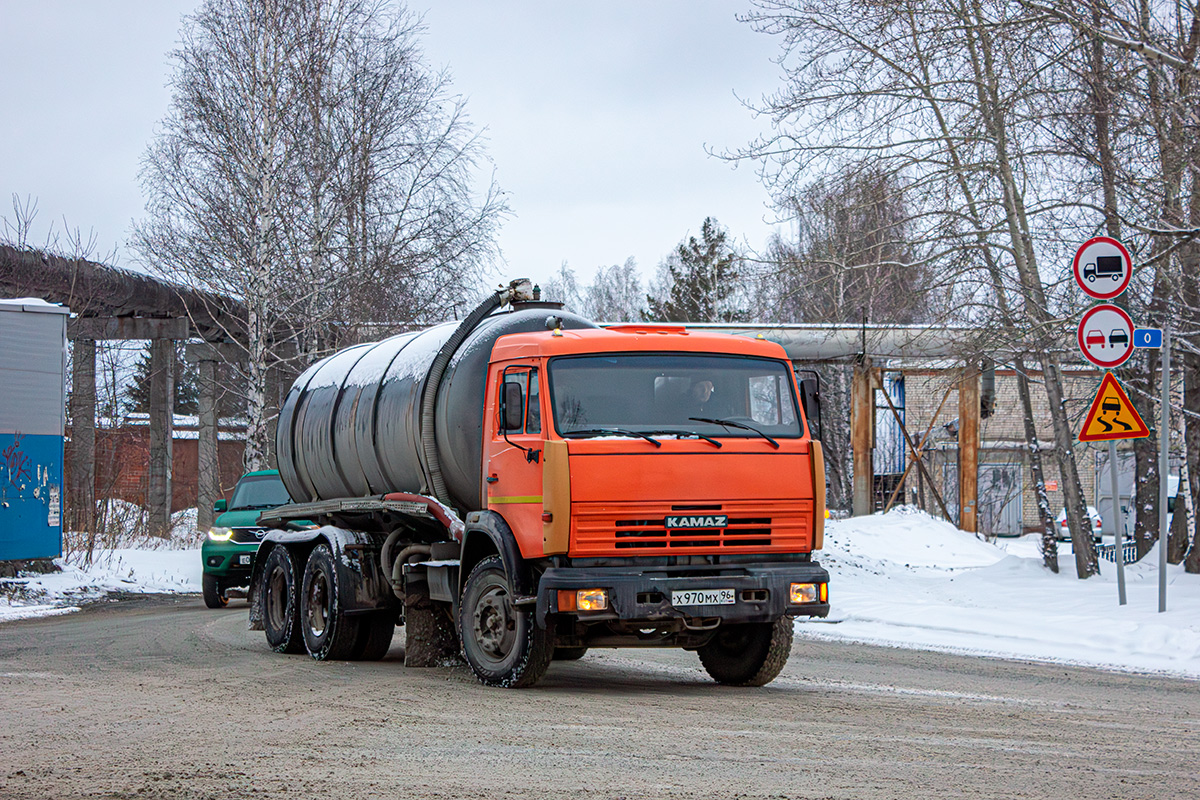 Свердловская область, № Х 970 МХ 96 — КамАЗ-65115 (общая модель)