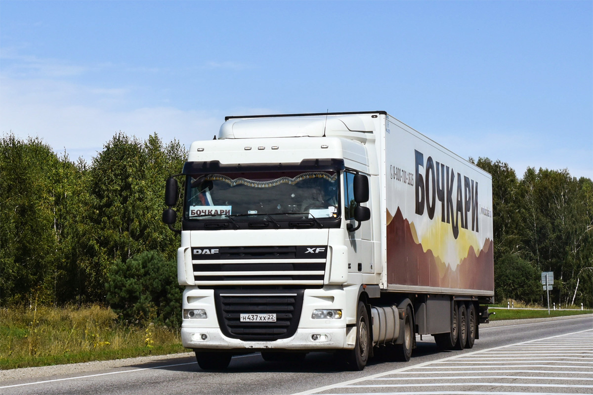 Алтайский край, № Н 437 ХХ 22 — DAF XF105 FT