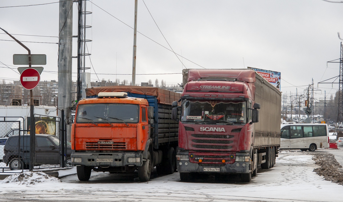 Саратовская область, № К 129 ХА 164 — Scania ('2009) G440