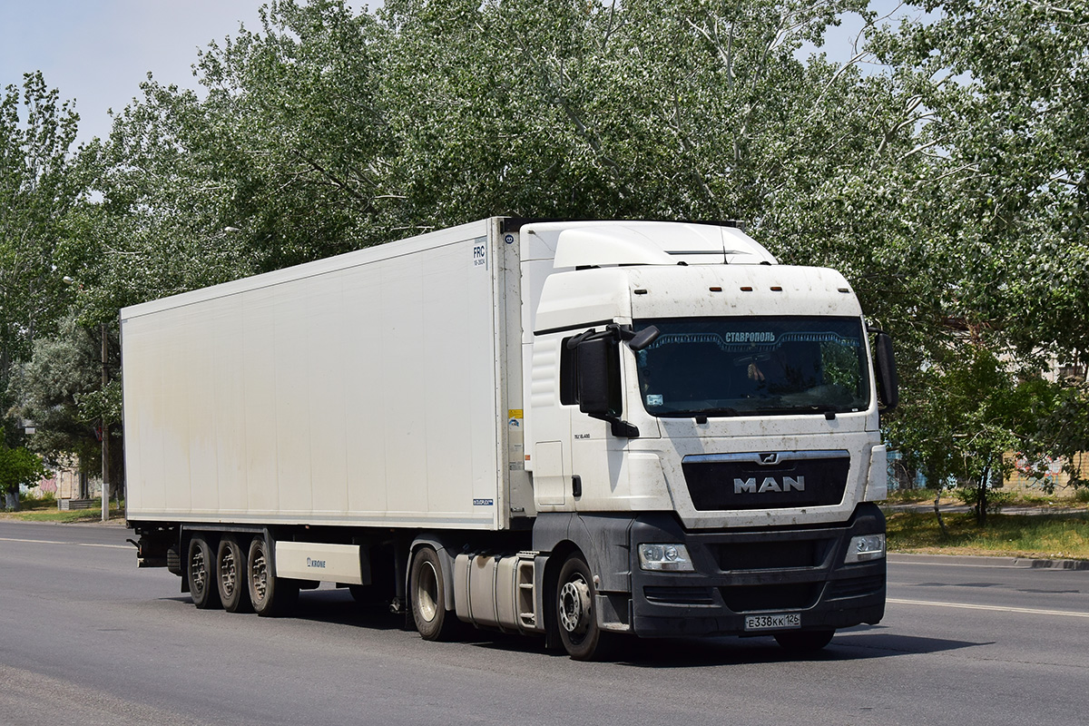 Ставропольский край, № Е 338 КК 126 — MAN TGX ('2007) 18.400