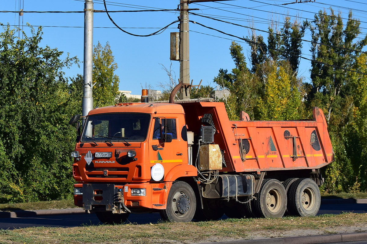 Волгоградская область, № Е 770 ОР 134 — КамАЗ-65115-L4