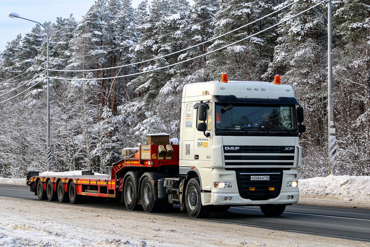 Санкт-Петербург, № Х 246 ЕМ 178 — DAF XF105 FTT