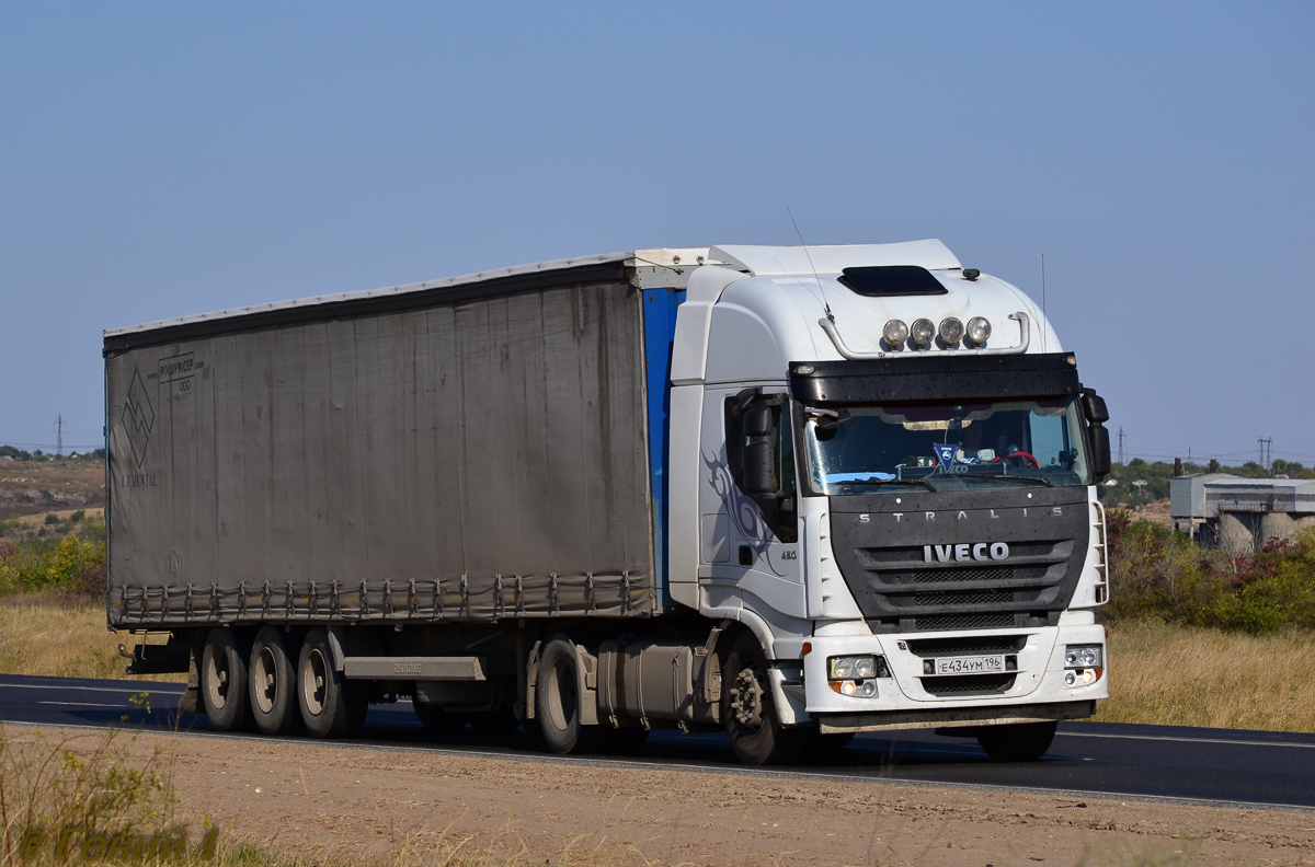 Свердловская область, № Е 434 УМ 196 — IVECO Stralis ('2007) 430