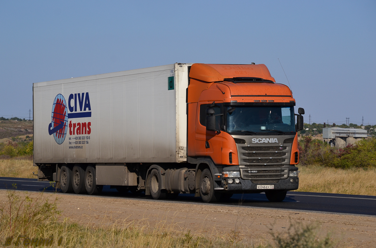 Ульяновская область, № Е 046 ЕУ 73 — Scania ('2009) G420