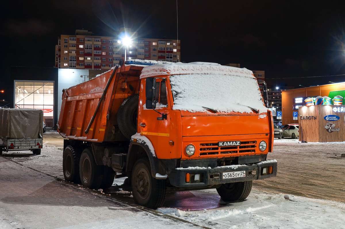 Архангельская область, № О 565 ОУ 29 — КамАЗ-65115 [651150]