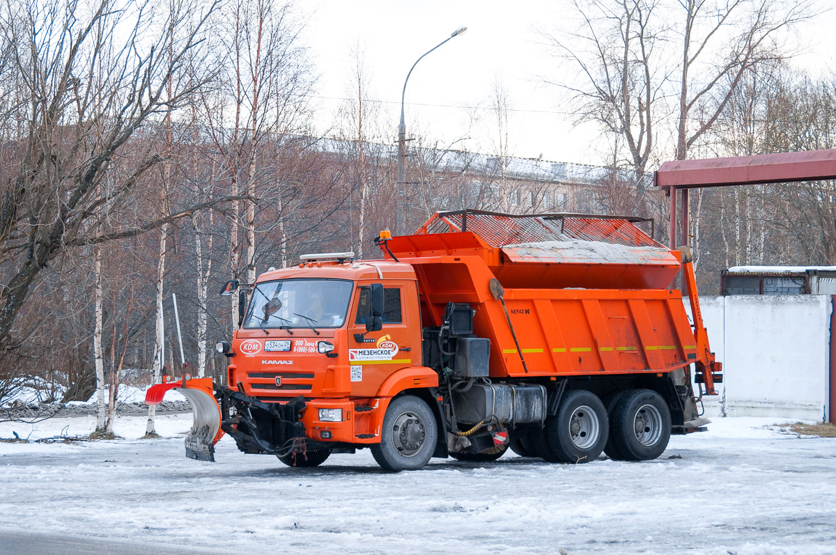 Архангельская область, № О 534 ОН 29 — КамАЗ-65115-A5