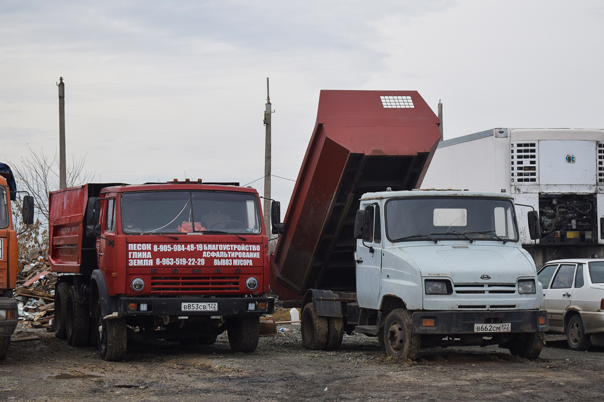 Алтайский край, № В 853 СВ 122 — КамАЗ-5410; Алтайский край, № В 662 СМ 122 — ЗИЛ-5301ЮО "Бычок"