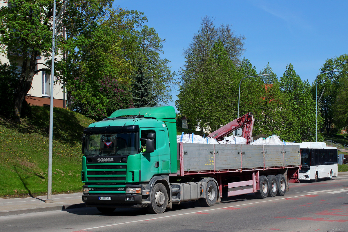 Литва, № AGK 508 — Scania ('1996) R124L