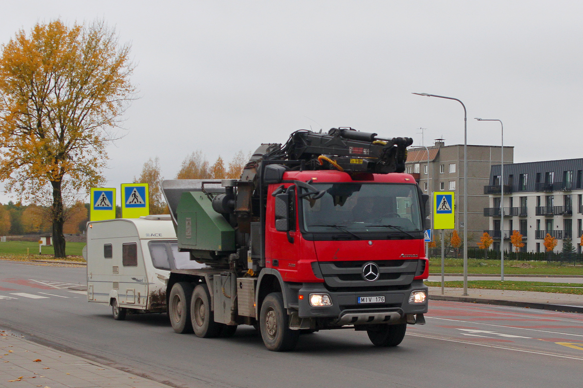 Литва, № MIV 176 — Mercedes-Benz Actros ('2009) 3336