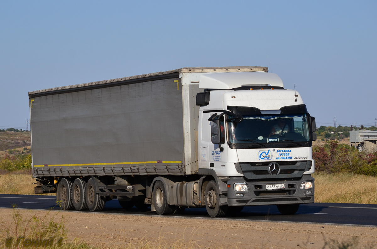 Волгоградская область, № С 455 МР 34 — Mercedes-Benz Actros ('2009) 1841