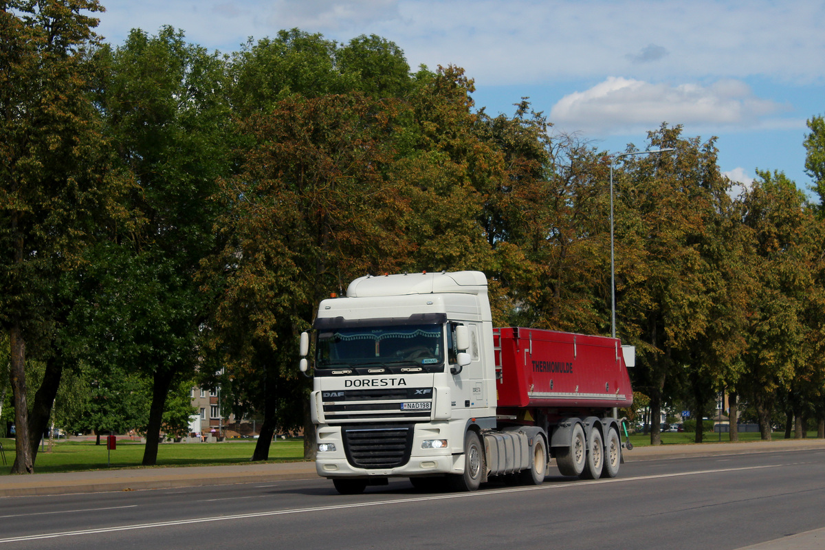 Литва, № NAD 198 — DAF XF105 FT