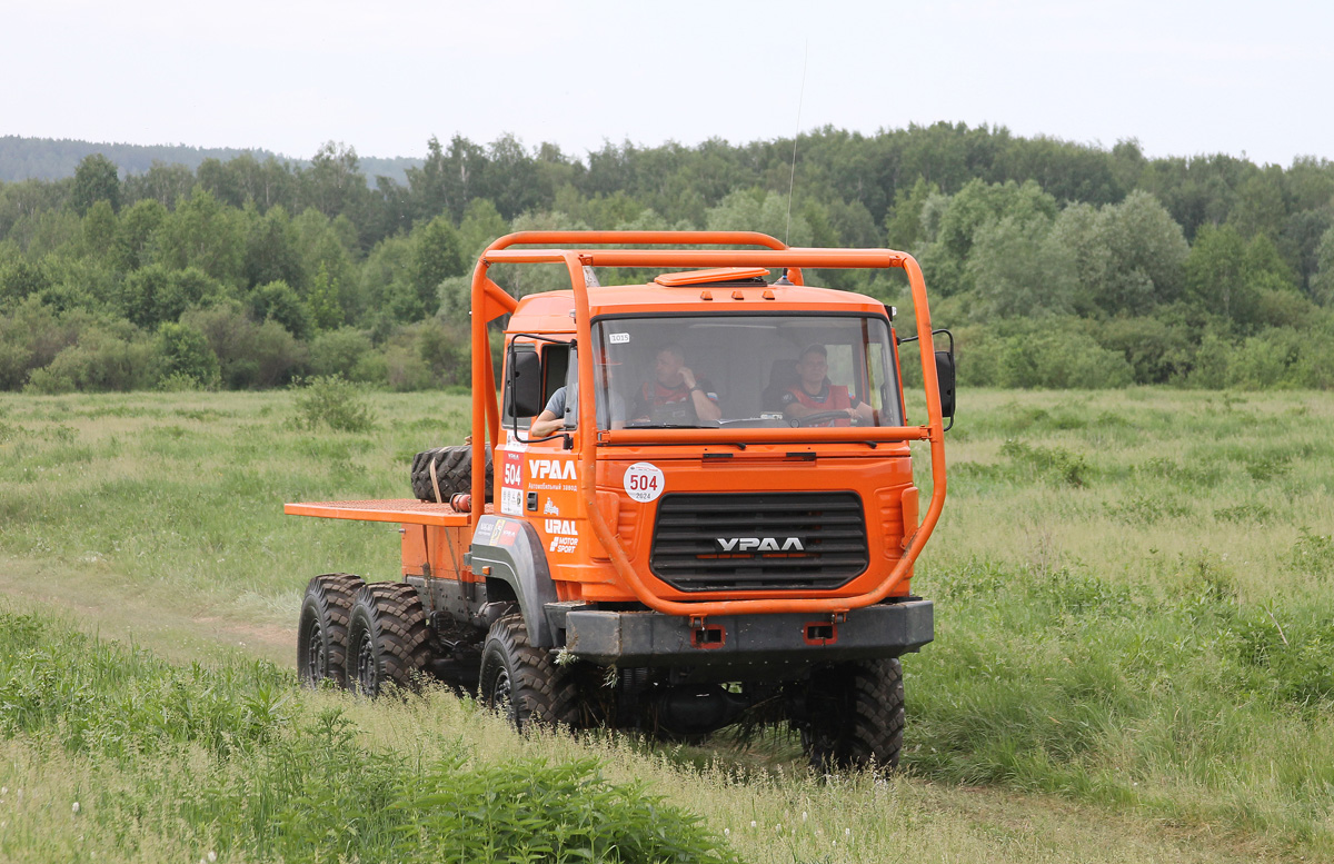 Челябинская область, № О 372 ТН 74 — Урал-6370; Челябинская область — Автомобили без номеров; Челябинская область — Грузовой триал "Уральский рубеж 2024"