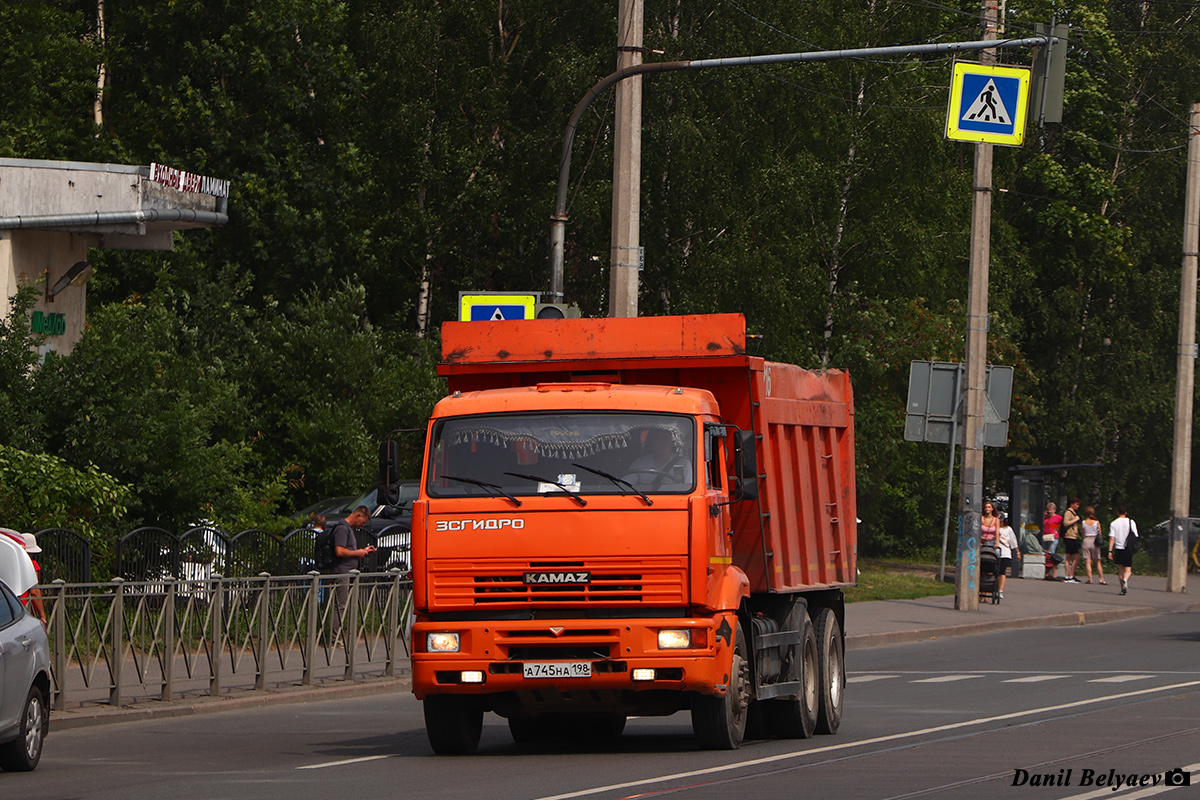 Санкт-Петербург, № А 745 НА 198 — КамАЗ-6520 [652000]