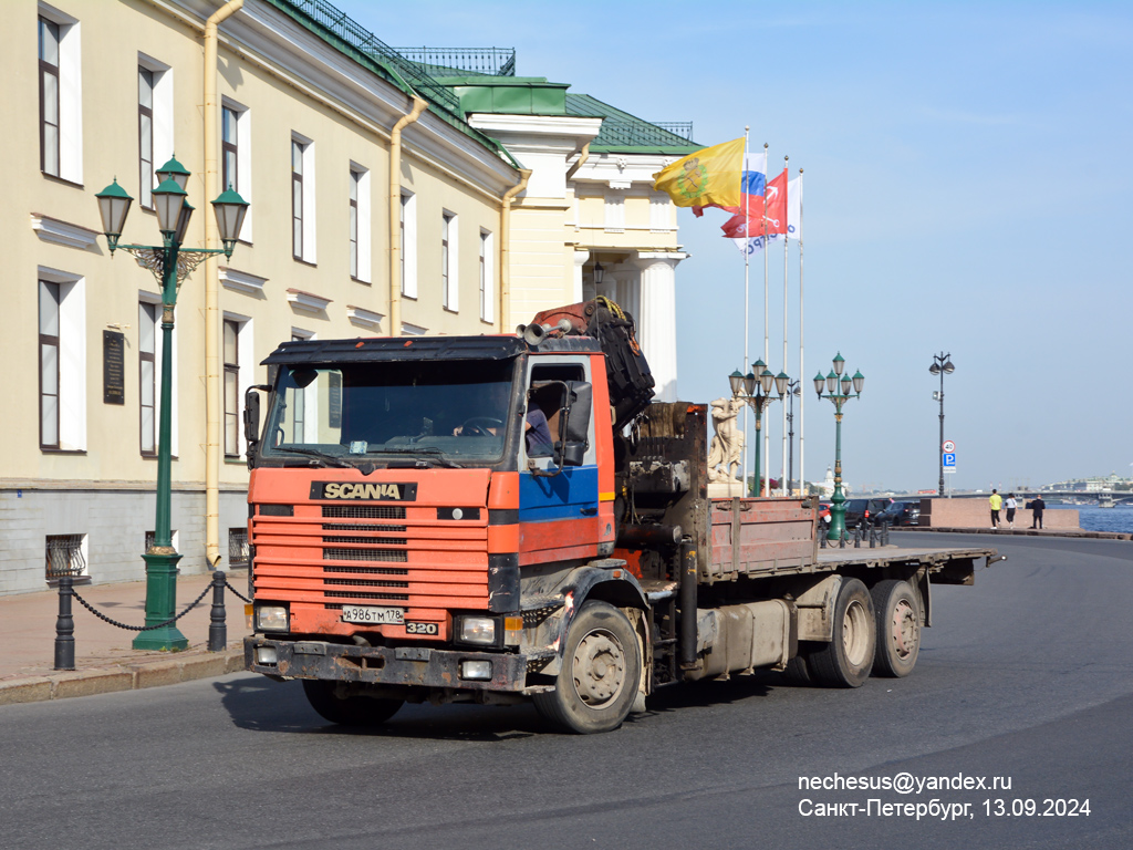 Санкт-Петербург, № А 986 ТМ 178 — Scania (III) R113M