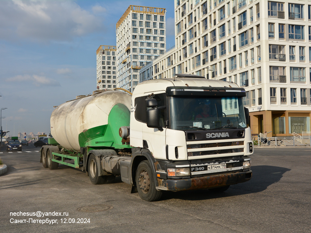 Санкт-Петербург, № К 814 МК 198 — Scania ('2004) P340