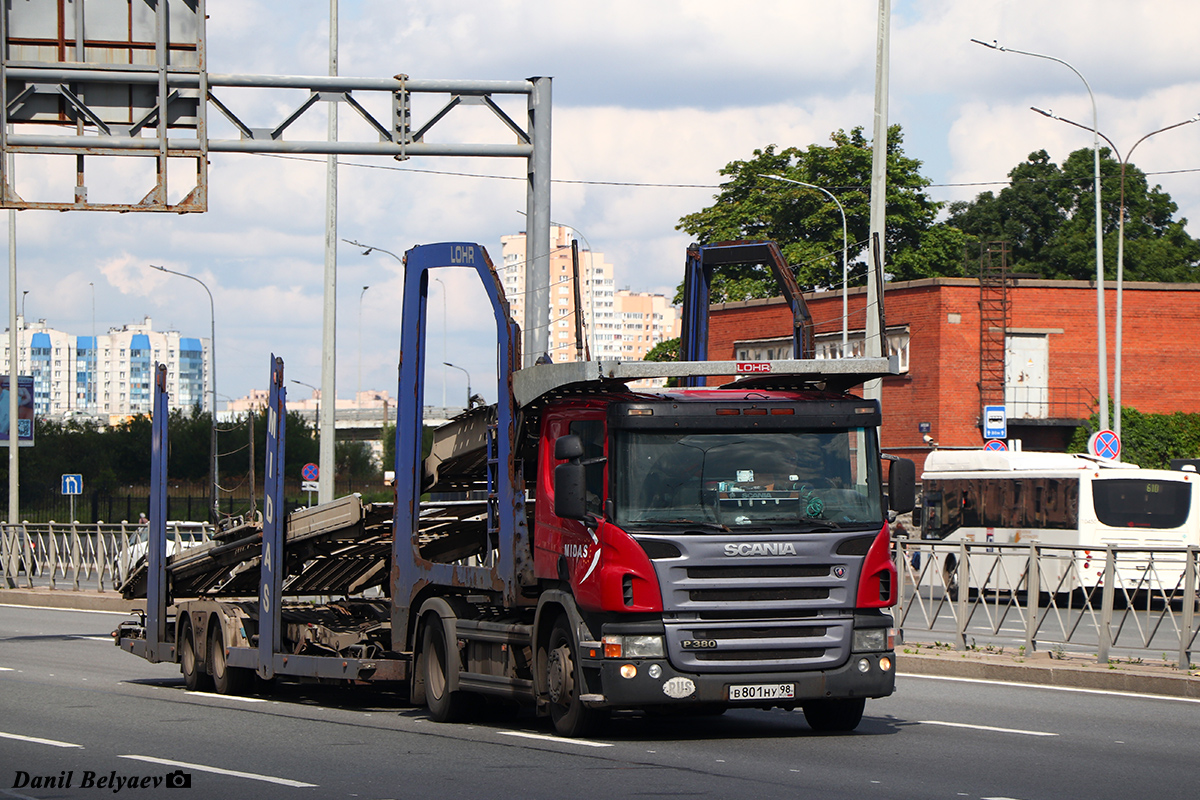 Санкт-Петербург, № В 801 НУ 98 — Scania ('2004) P380