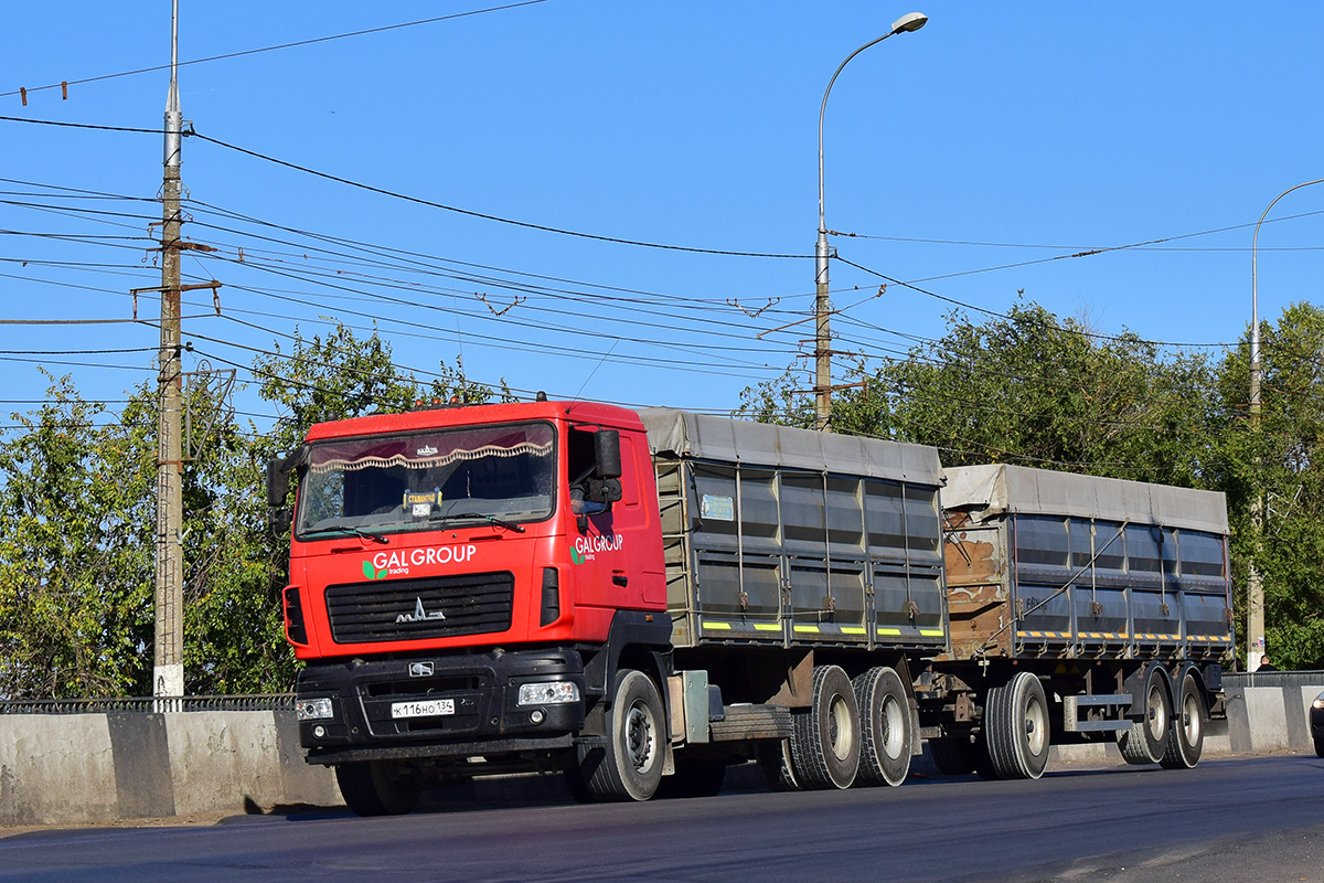 Волгоградская область, № К 116 НО 134 — МАЗ-65012J