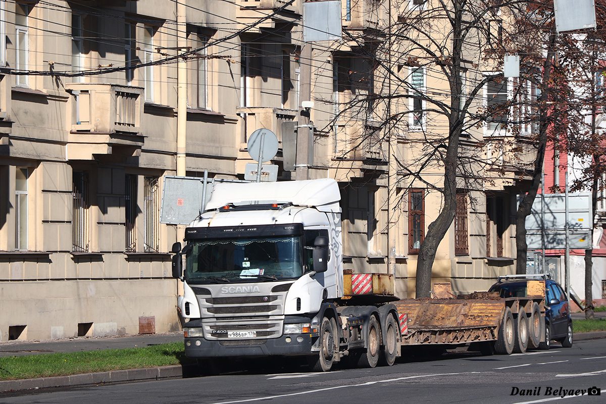 Санкт-Петербург, № У 986 ВР 178 — Scania ('2004) P400