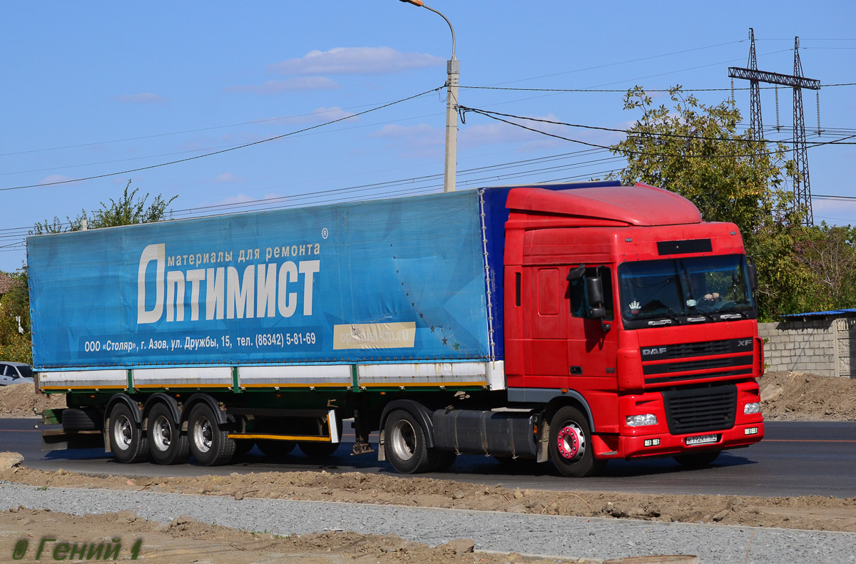 Ростовская область, № К 192 КТ 161 — DAF XF95 FT