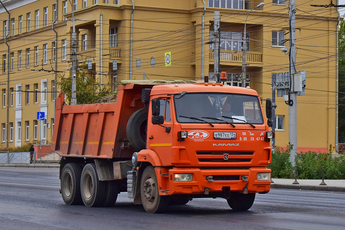 Волгоградская область, № В 987 ЕЕ 134 — КамАЗ-65115-L4(19)