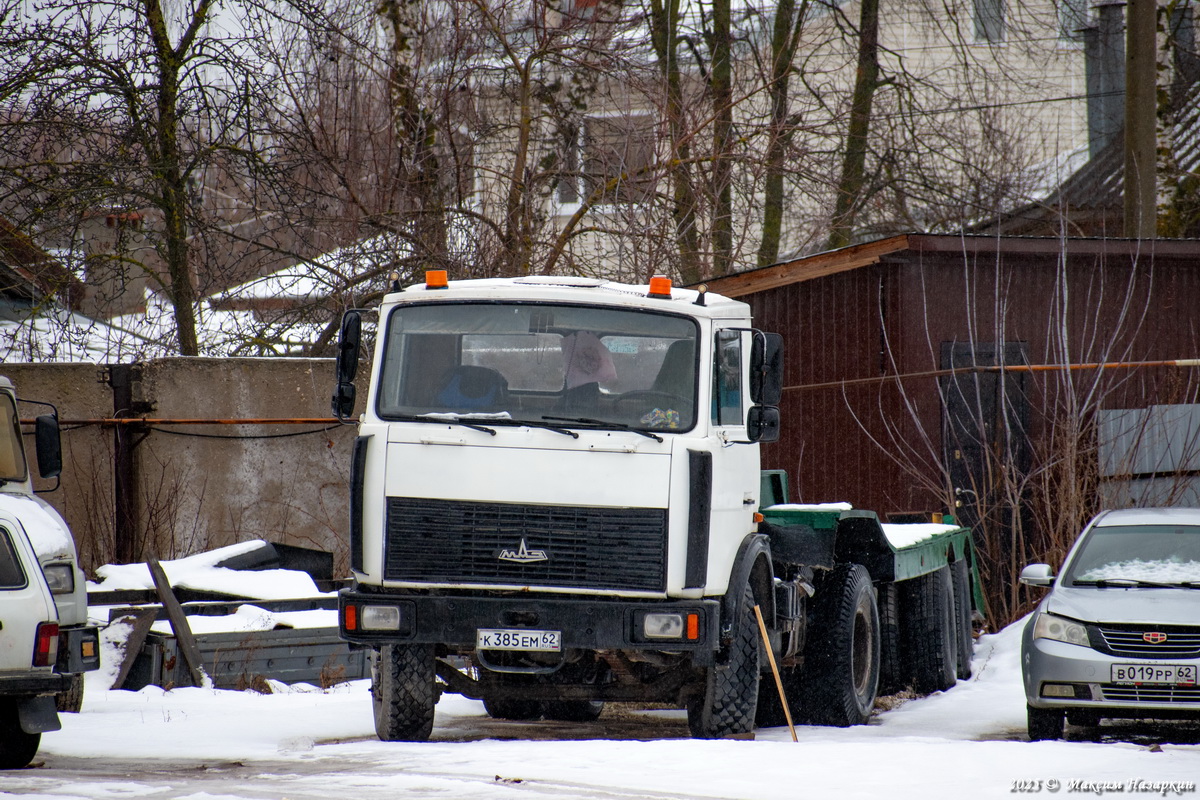 Рязанская область, № К 385 ЕМ 62 — МАЗ-555102