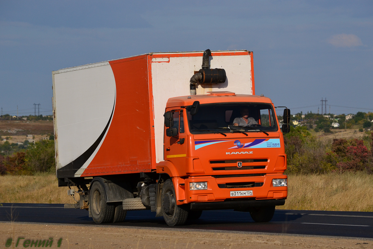 Волгоградская область, № В 311 КМ 134 — КамАЗ-43253 (общая модель)