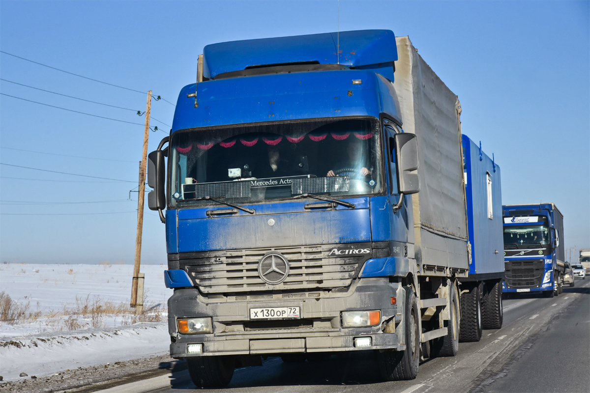 Тюменская область, № Х 130 ОР 72 — Mercedes-Benz Actros ('1997) 1840