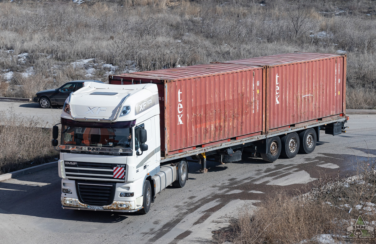 Шымкент, № 044 FJA 17 — DAF XF105 FT