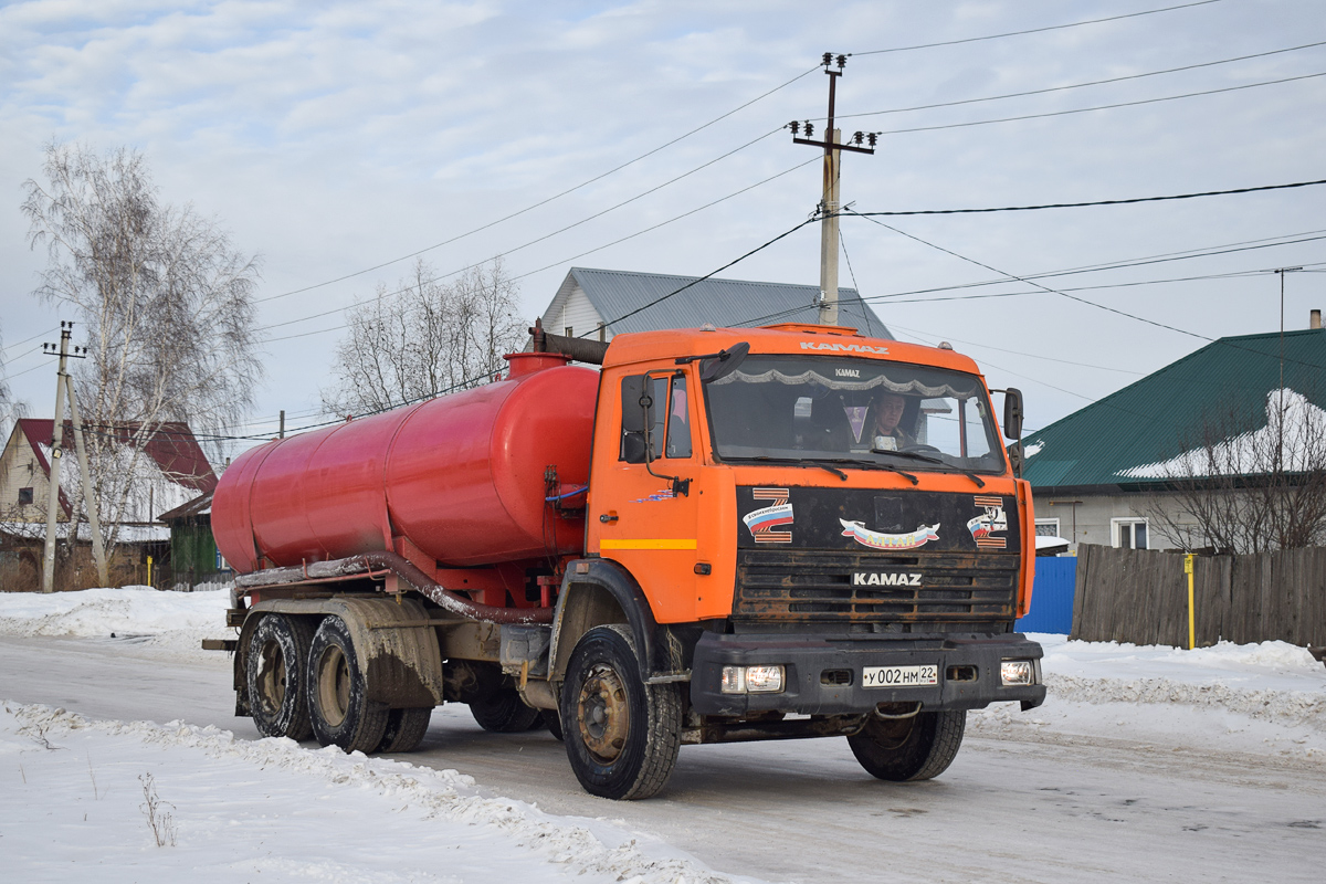 Алтайский край, № У 002 НМ 22 — КамАЗ-65115-62