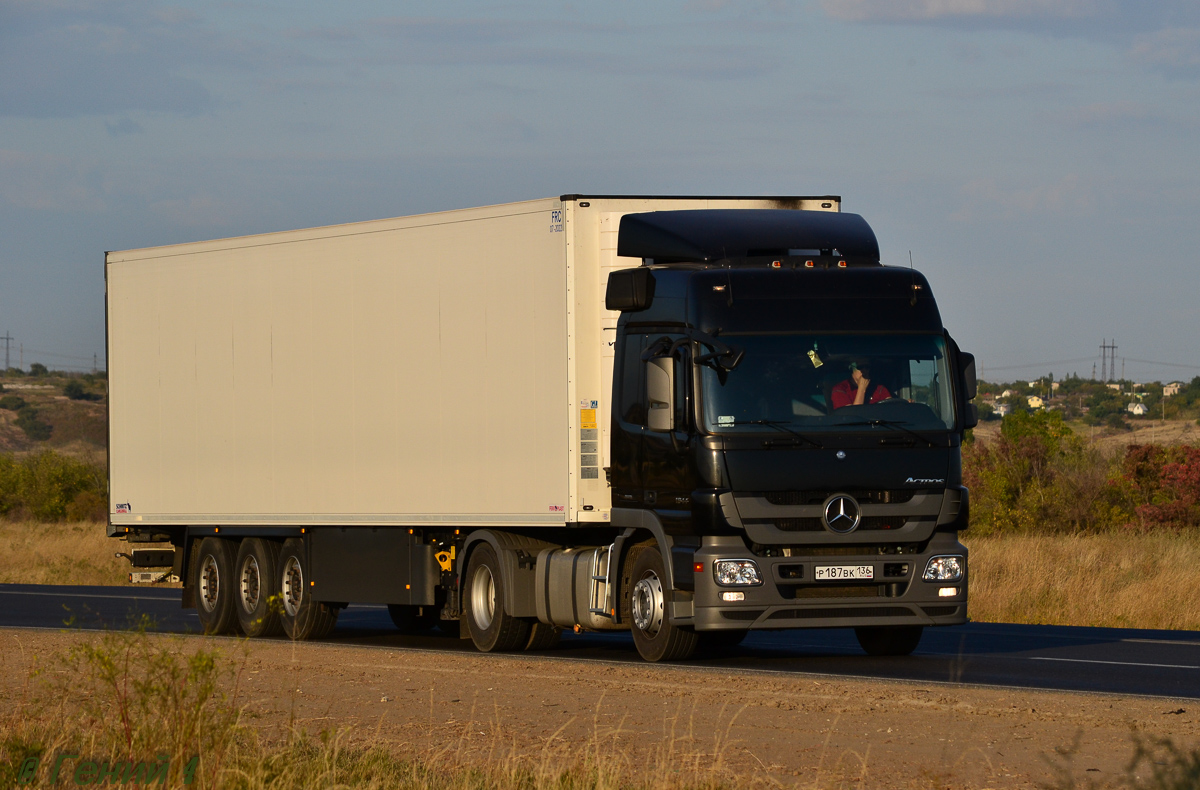 Воронежская область, № Р 187 ВК 136 — Mercedes-Benz Actros '09 1844 [Z9M]