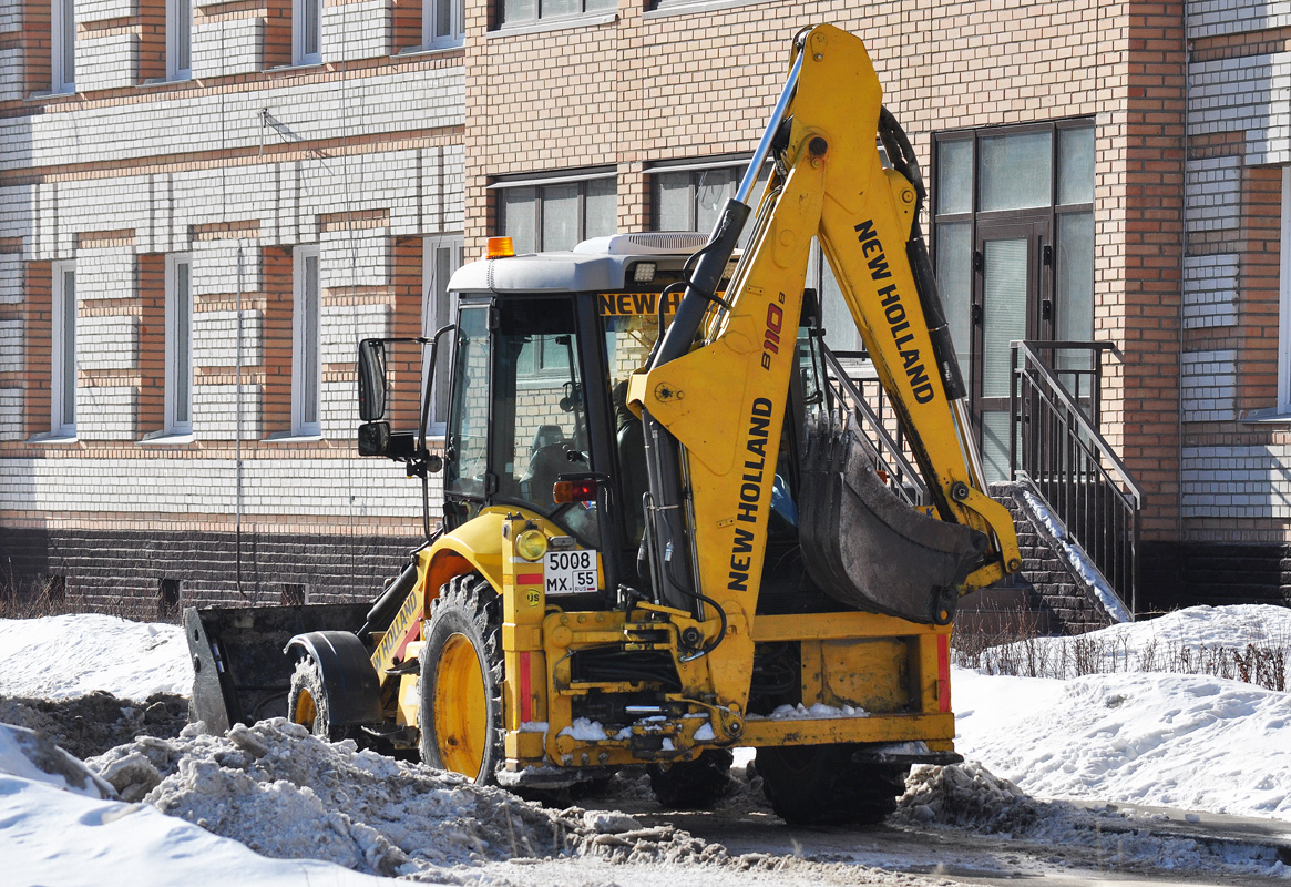 Омская область, № 5008 МХ 55 — New Holland B110B