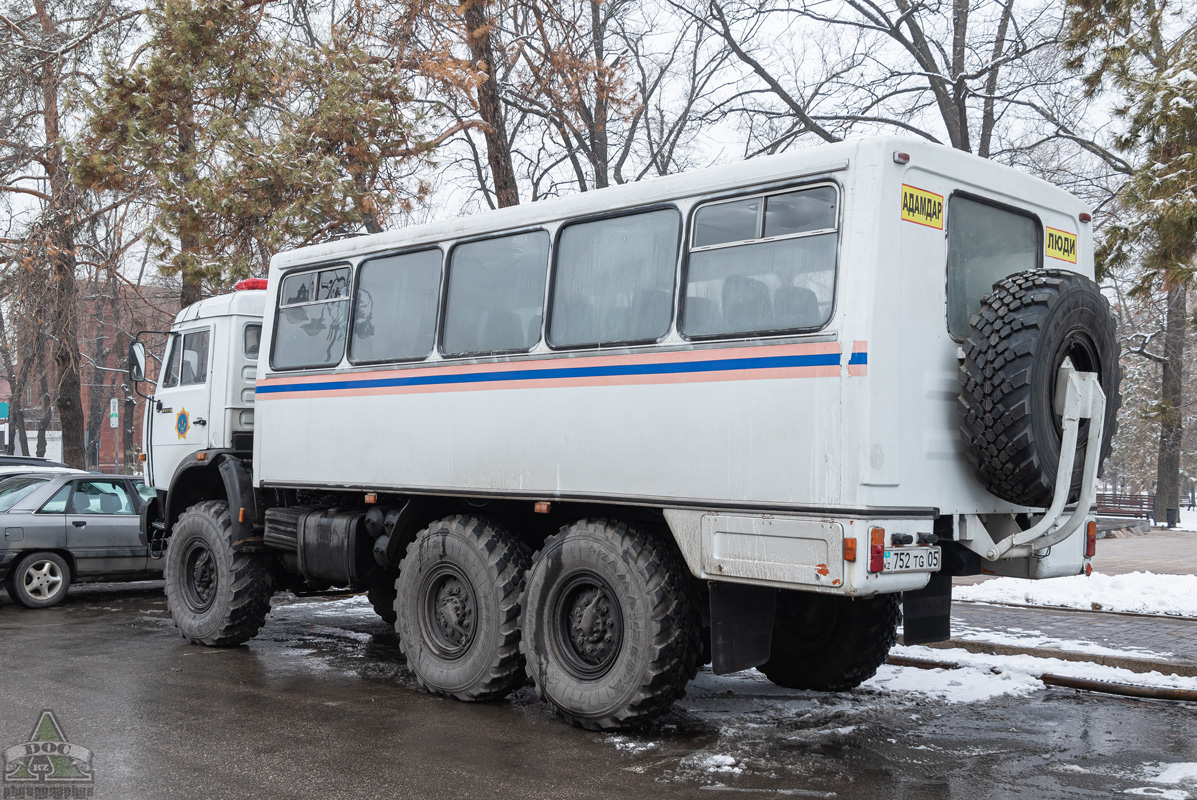 Алматинская область, № 752 TG 05 — КамАЗ-43114 (общая модель)